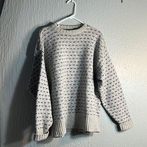 Eddie Bauer Grey Wool Sweater